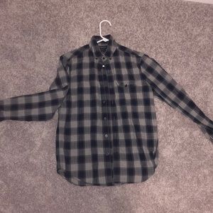 Grey men’s button down American eagle